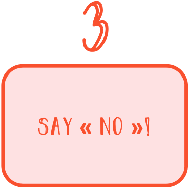 Say no!